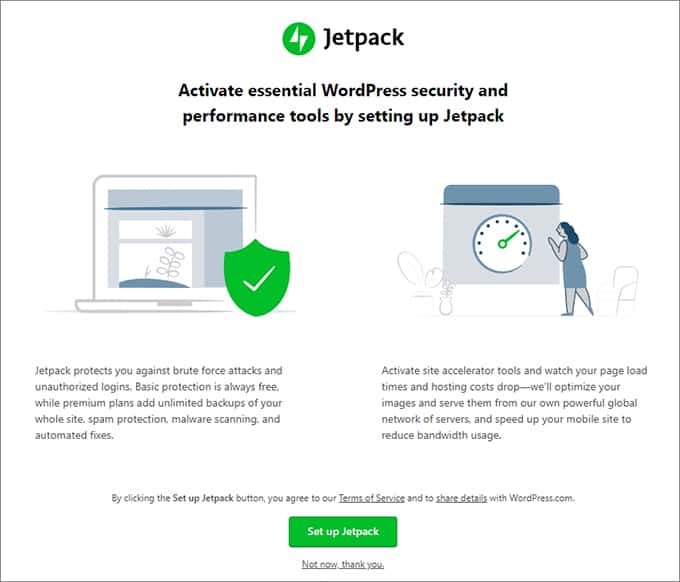 Jetpack Plugin Setup